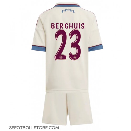 Ajax Steven Berghuis #23 Replika babykläder Tredjeställ Barn 2025-26 Kortärmad (+ korta byxor)